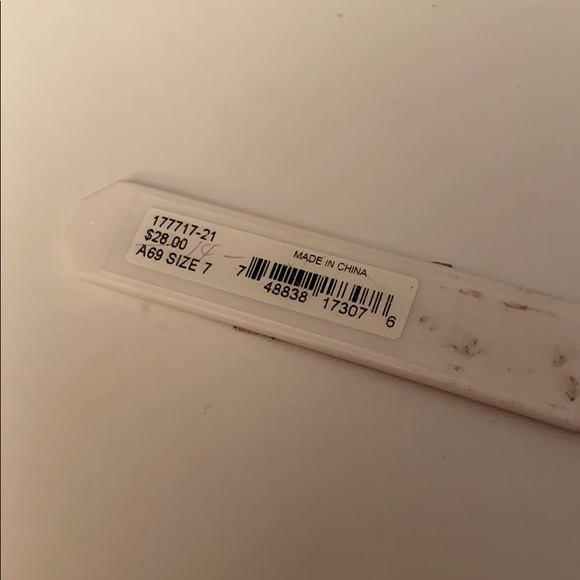 Guess square pink stone ring -  size 7 - Picture 3 of 4